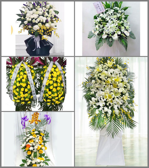 广东潮州市潮安区登塘镇小葫芦村白事花篮预定